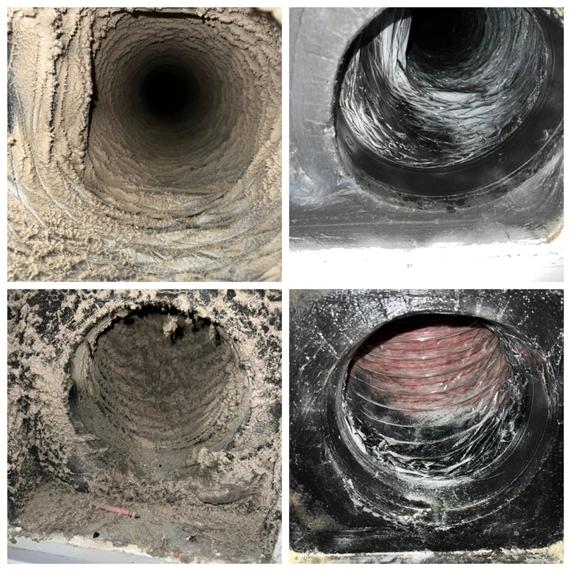 Before and After Air Duct Cleaning by ProCasaland