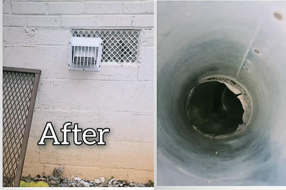 After Image of Dryer Vent cleaning by ProCasaland Expert in Braselton, GA