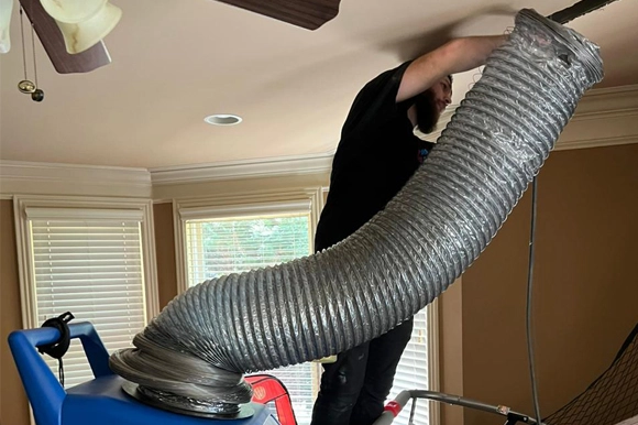 Air duct cleaning by ProCasaland's Professional in Dacula, Georgia