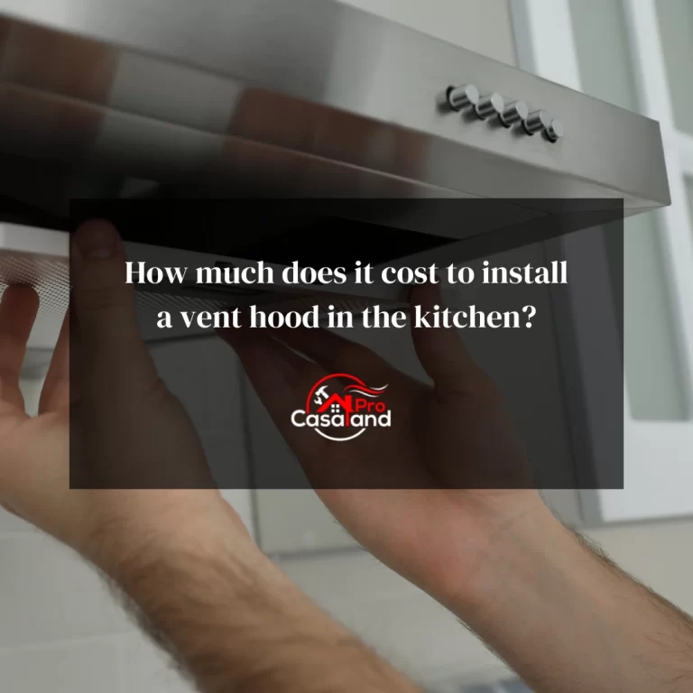 How much does it cost to install a vent hood in the kitchen